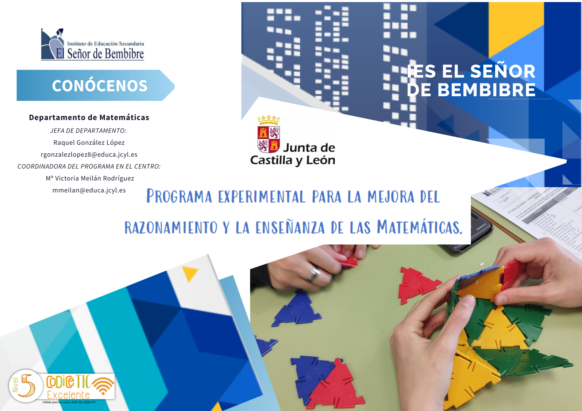 Tríptico programa razonamiento Tríptico programa razonamiento